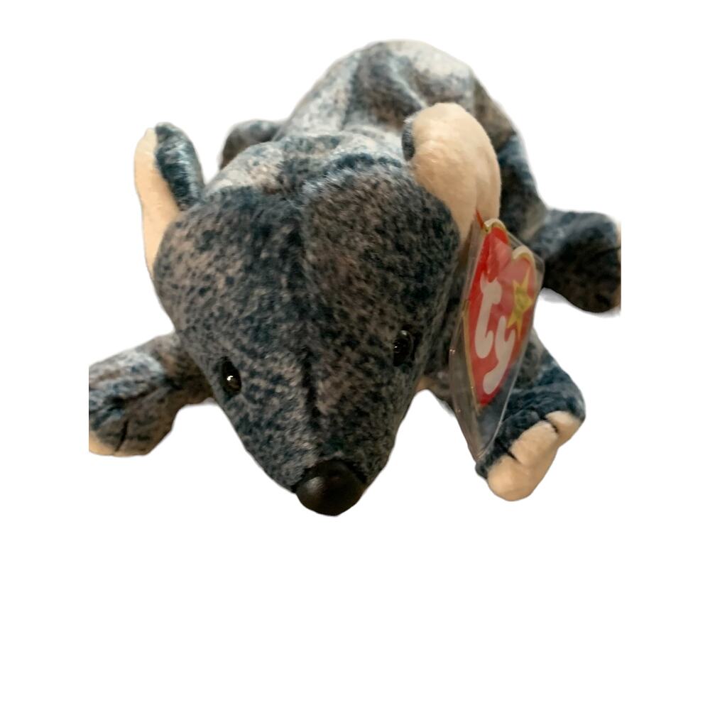 TY Beanie Babies Eucalyptus Koala Plush Bear Toy, Gray error tag